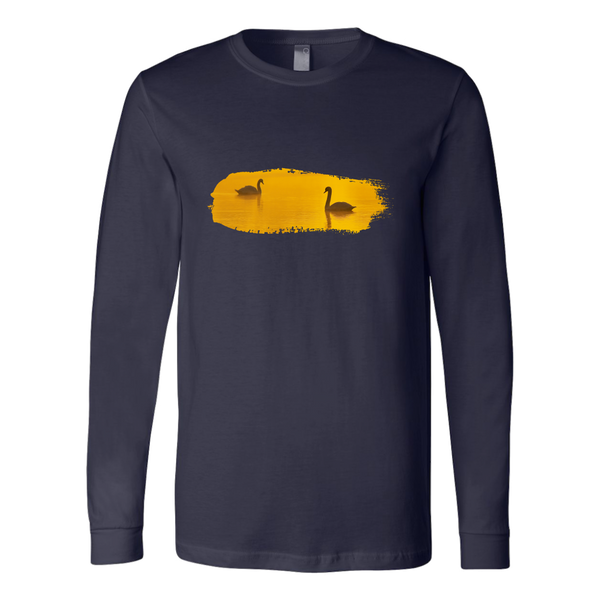 Swan Canvas Long Sleeve Shirt