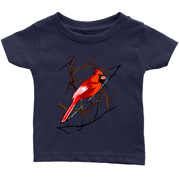 Northern Cardinal Bird Infant T-Shirt