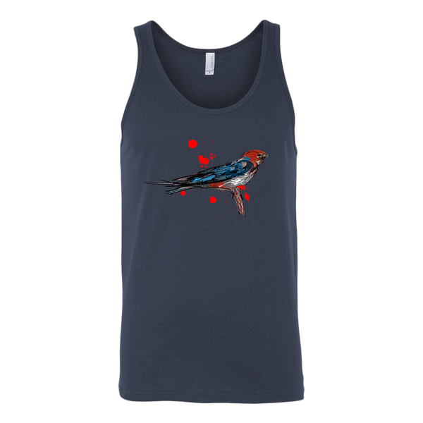 Lesser Striped Swallow Unisex Tank