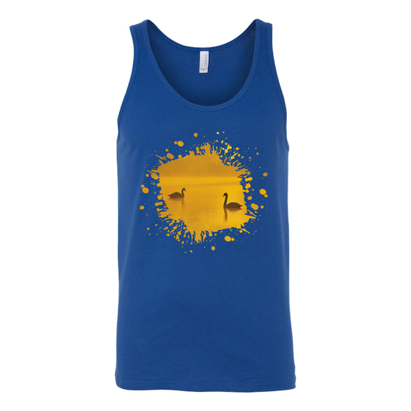 Swan Canvas Unisex Tank