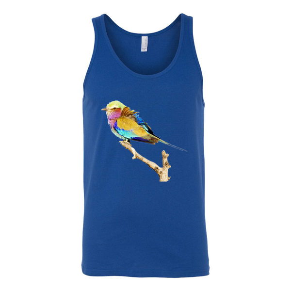 Lilac-breasted Roller Canvas Unisex Tank