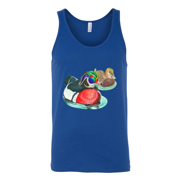 Wood Duck Canvas Unisex Tank