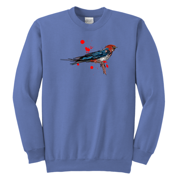 Lesser Striped Swallow Youth Crewneck Sweatshirt