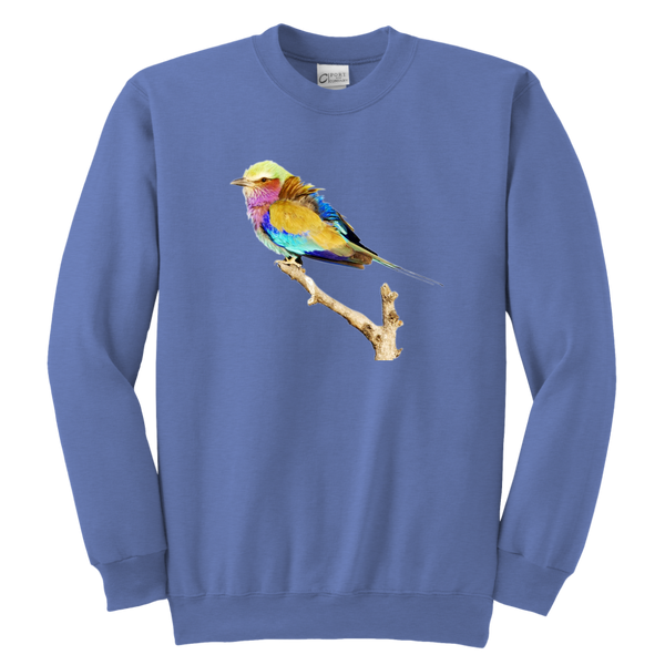 Lilac-breasted Roller Youth Crewneck Sweatshirt