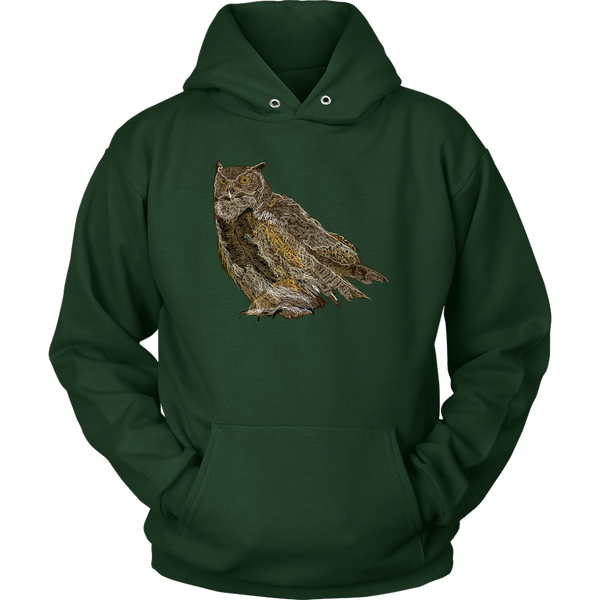 Great Horned Owl Unisex Hoodie