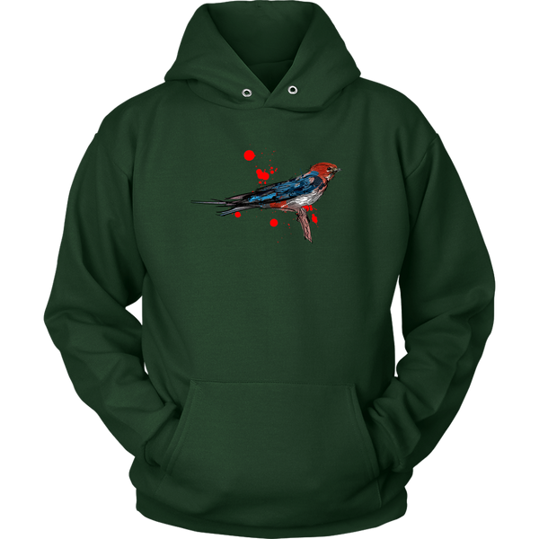 Lesser Striped Swallow Unisex Hoodie