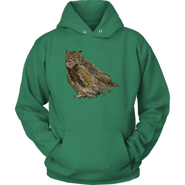 Great Horned Owl Unisex Hoodie
