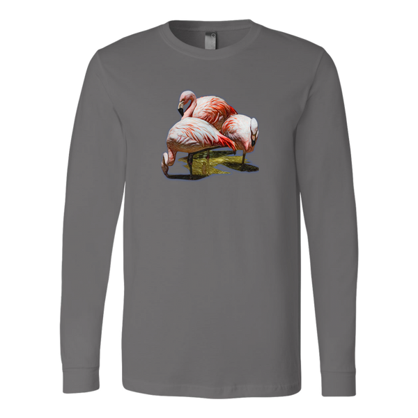 Flamingo Canvas Long Sleeve Shirt