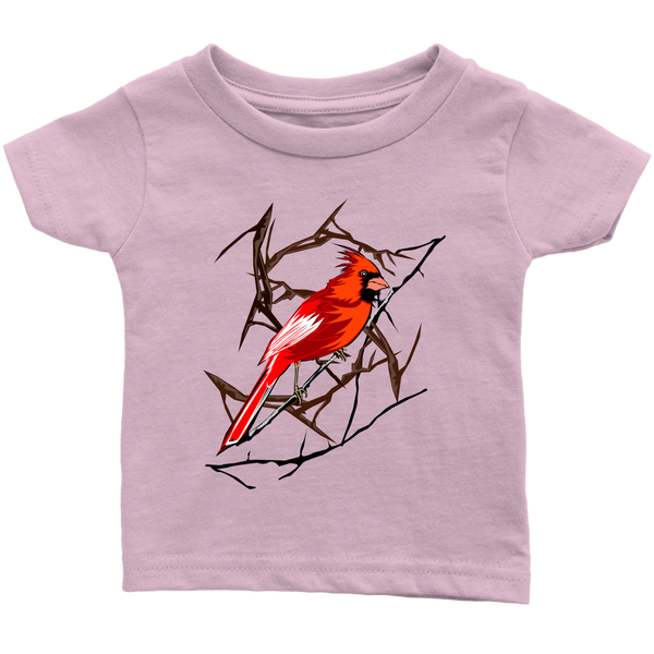 Northern Cardinal Bird Infant T-Shirt