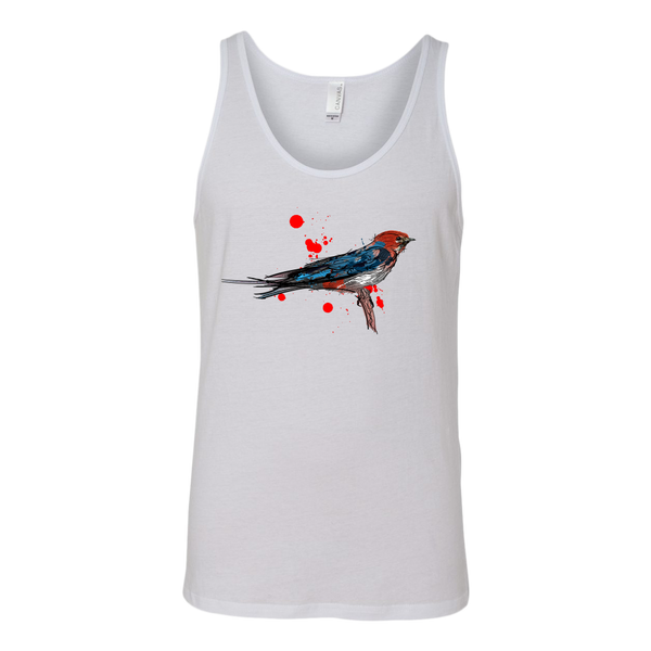 Lesser Striped Swallow Unisex Tank