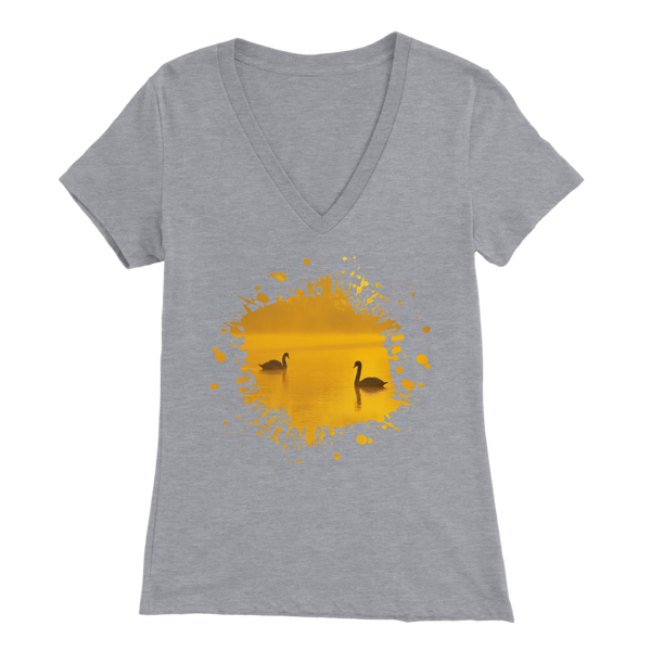 Swan Bella Womens V-Neck