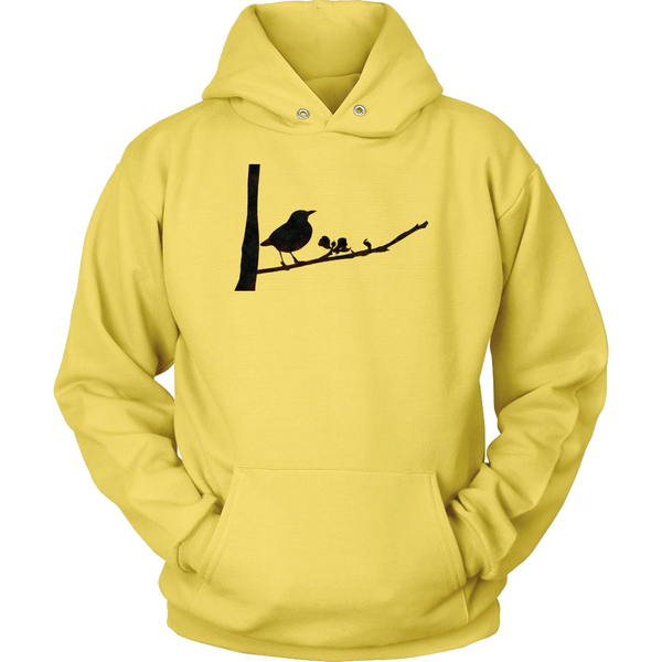 Black Bird Unisex Hoodie
