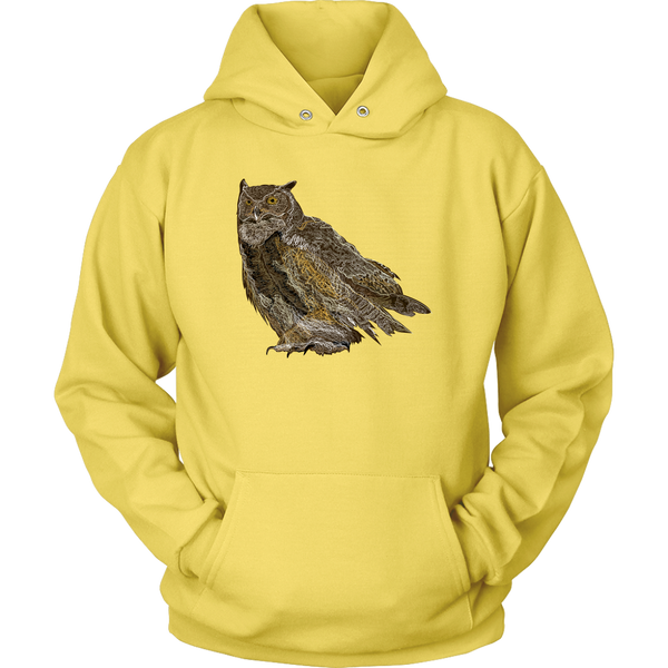 Great Horned Owl Unisex Hoodie