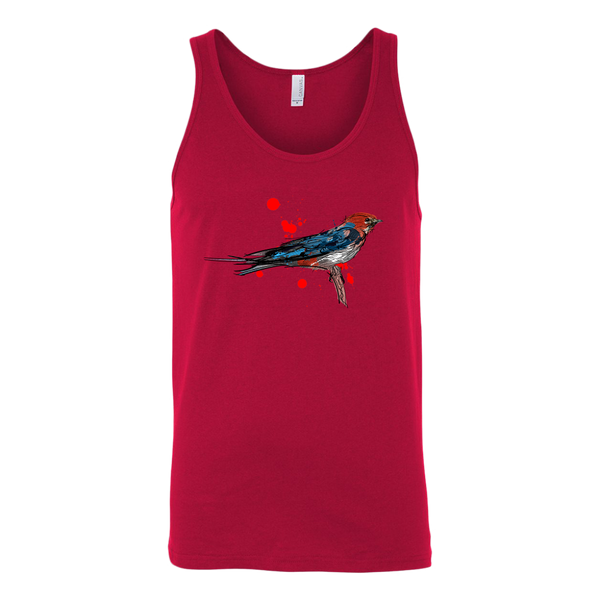 Lesser Striped Swallow Unisex Tank