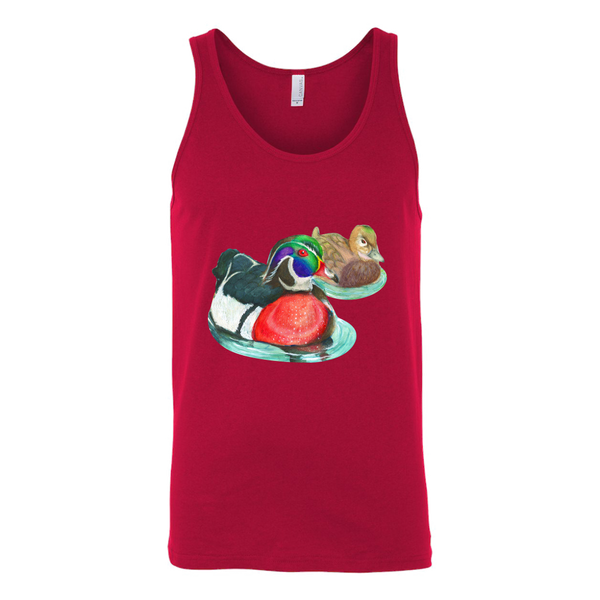 Wood Duck Canvas Unisex Tank