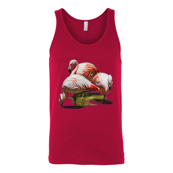Flamingo Canvas Unisex Tank