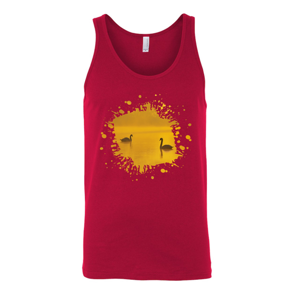 Swan Canvas Unisex Tank