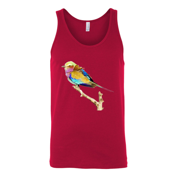 Lilac-breasted Roller Canvas Unisex Tank