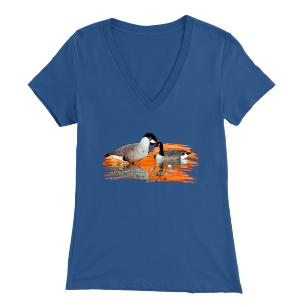 Goose Bella Womens V-Neck