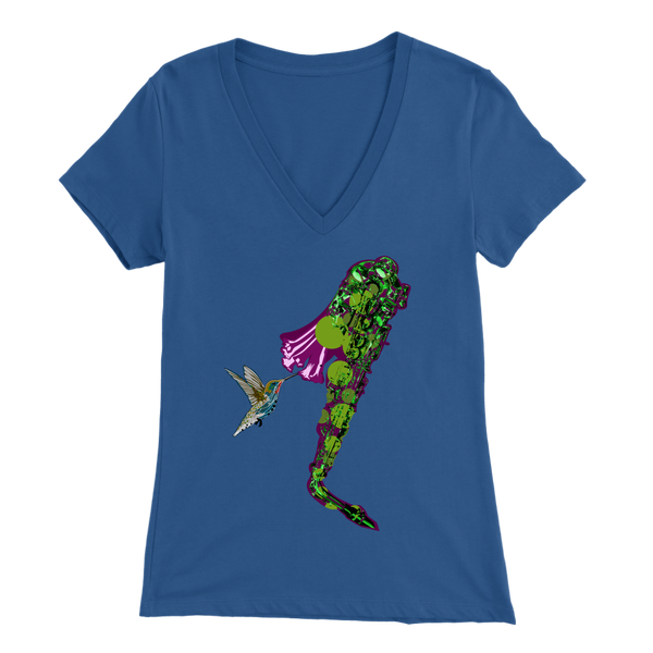 Hummingbird Bella Women's V-Neck
