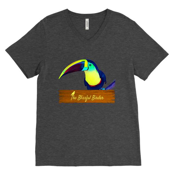 Toucan Canvas Mens V-Neck