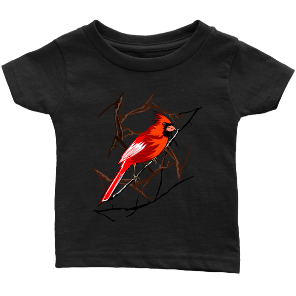 Northern Cardinal Bird Infant T-Shirt