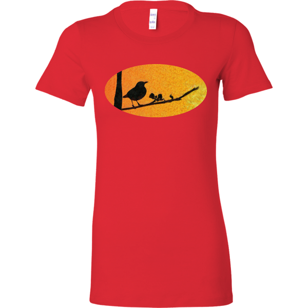 Black Bird Bella Womens Shirt
