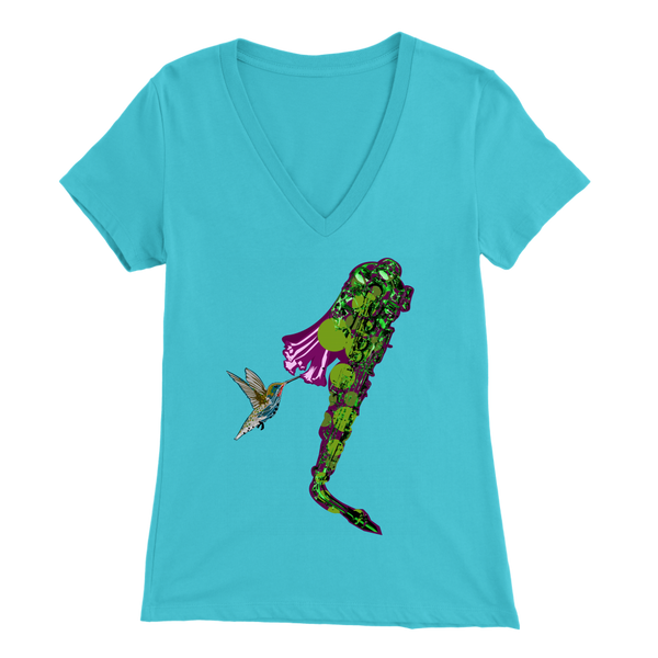 Hummingbird Bella Women's V-Neck