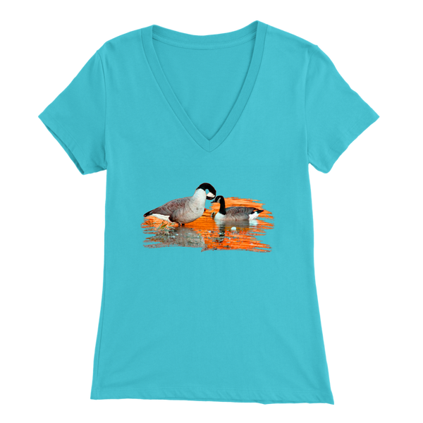 Goose Bella Womens V-Neck