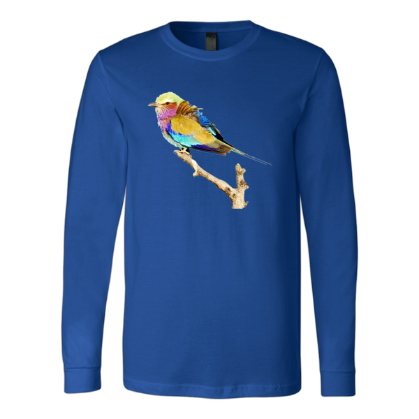 Lilac-breasted Roller Canvas Long Sleeve Shirt
