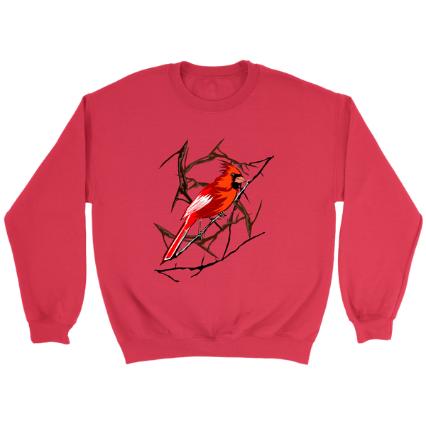 Northern Cardinal Bird Crewneck Sweatshirt