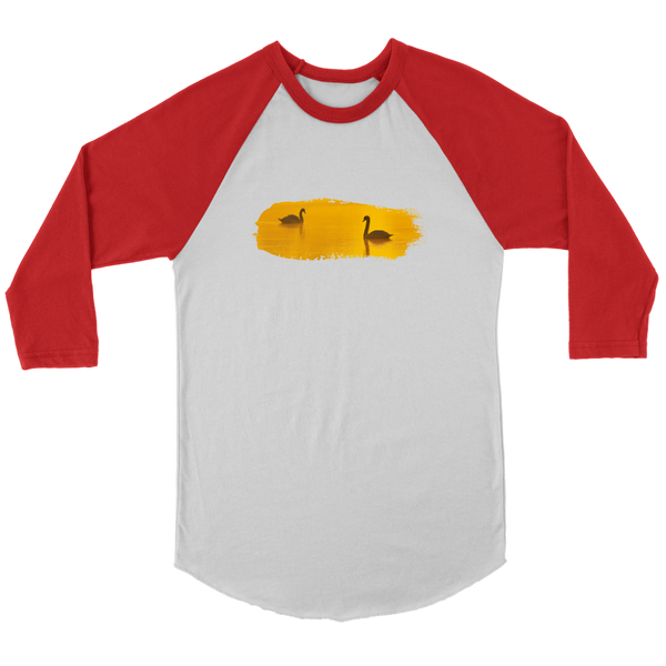Swan Canvas Unisex 3/4 Raglan