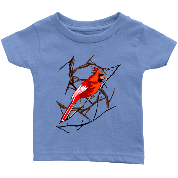 Northern Cardinal Bird Infant T-Shirt