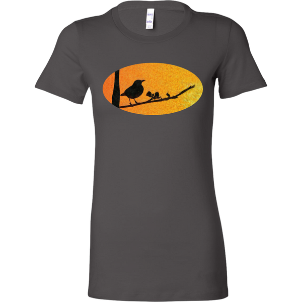 Black Bird Bella Womens Shirt