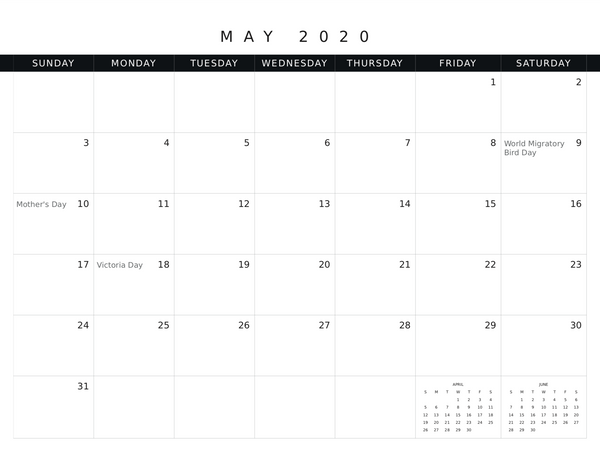 The Birds of Canada: 2020 Calendar