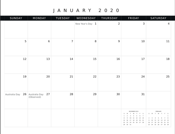 The Birds of Australia: 2020 Calendar