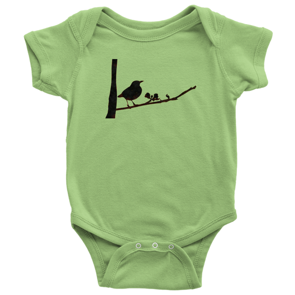 Black Bird Baby Bodysuit