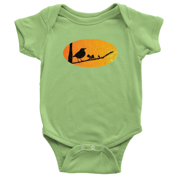 Black Bird Baby Bodysuit