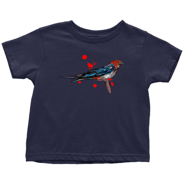 Lesser Striped Swallow Toddler T-Shirts