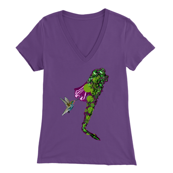 Hummingbird Bella Women's V-Neck