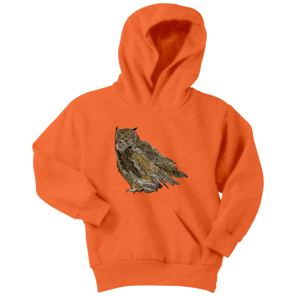 Great Horned Owl Youth Hoodie
