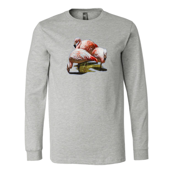 Flamingo Canvas Long Sleeve Shirt