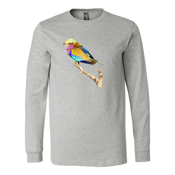 Lilac-breasted Roller Canvas Long Sleeve Shirt