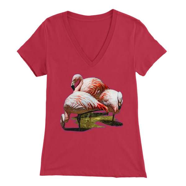 Flamingo Bella Womens V-Neck