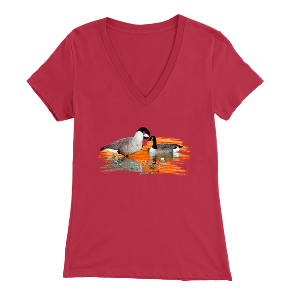 Goose Bella Womens V-Neck