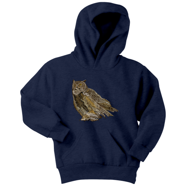 Great Horned Owl Youth Hoodie