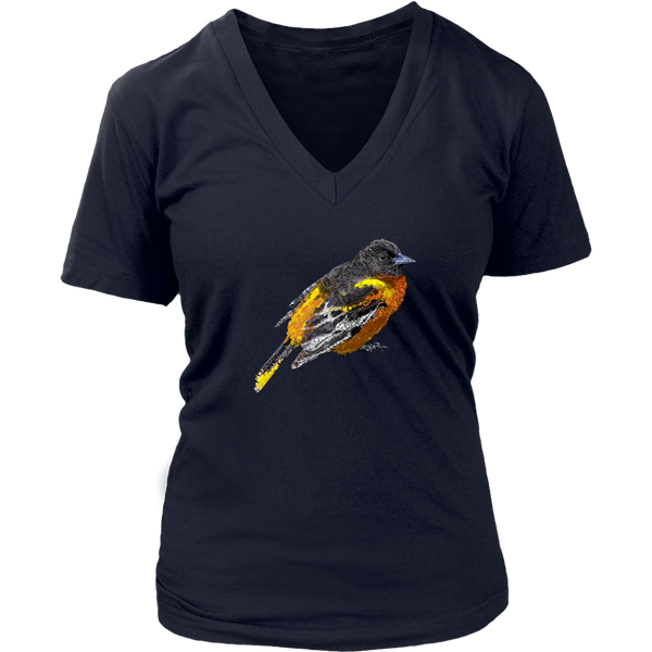 Baltimore Oriole Women's V-Neck
