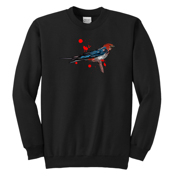 Lesser Striped Swallow Youth Crewneck Sweatshirt