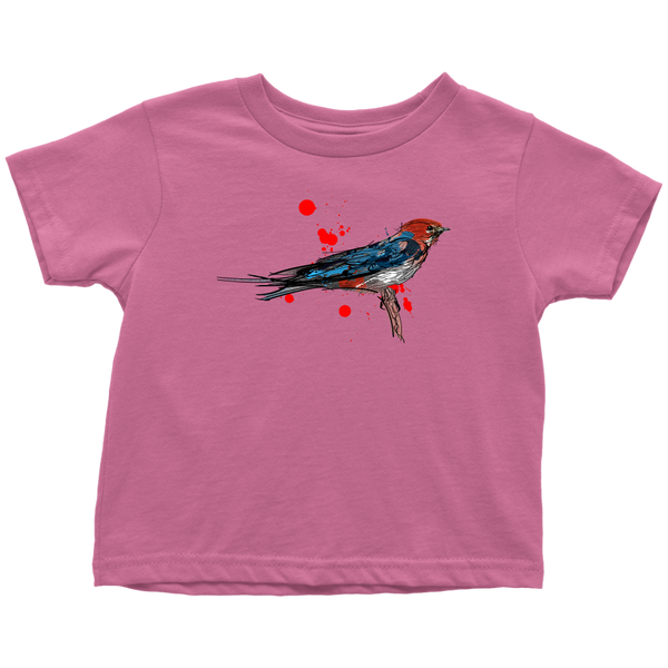 Lesser Striped Swallow Toddler T-Shirts