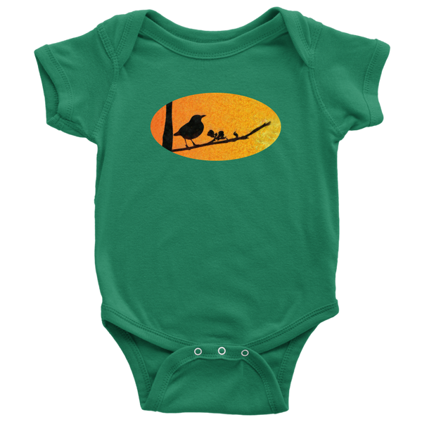 Black Bird Baby Bodysuit